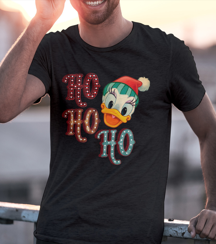 Ho Ho Ho Daisy Holiday Fun T-Shirt