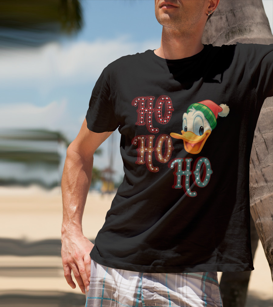Ho Ho Ho Donald Christmas Hat T-Shirt