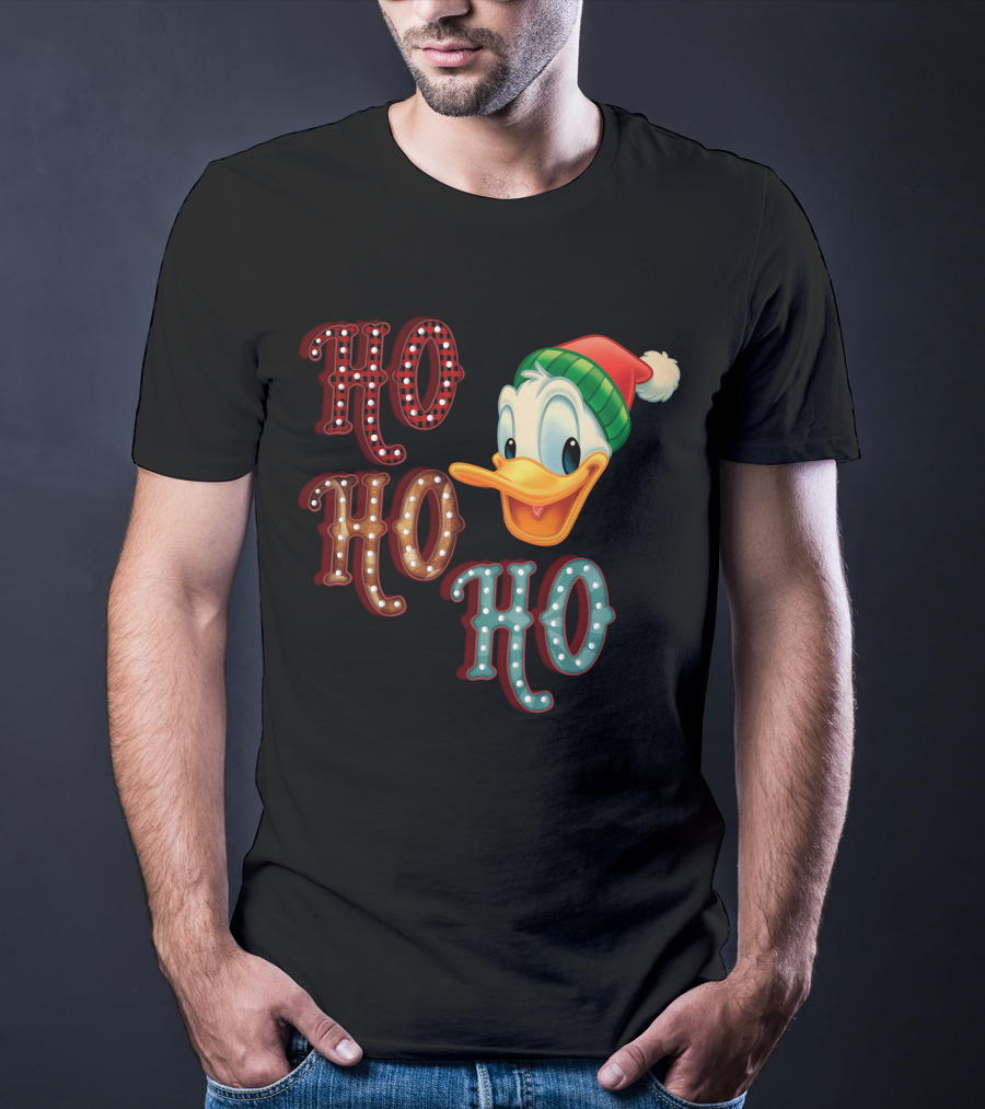 Ho Ho Ho Donald Christmas Hat T-Shirt