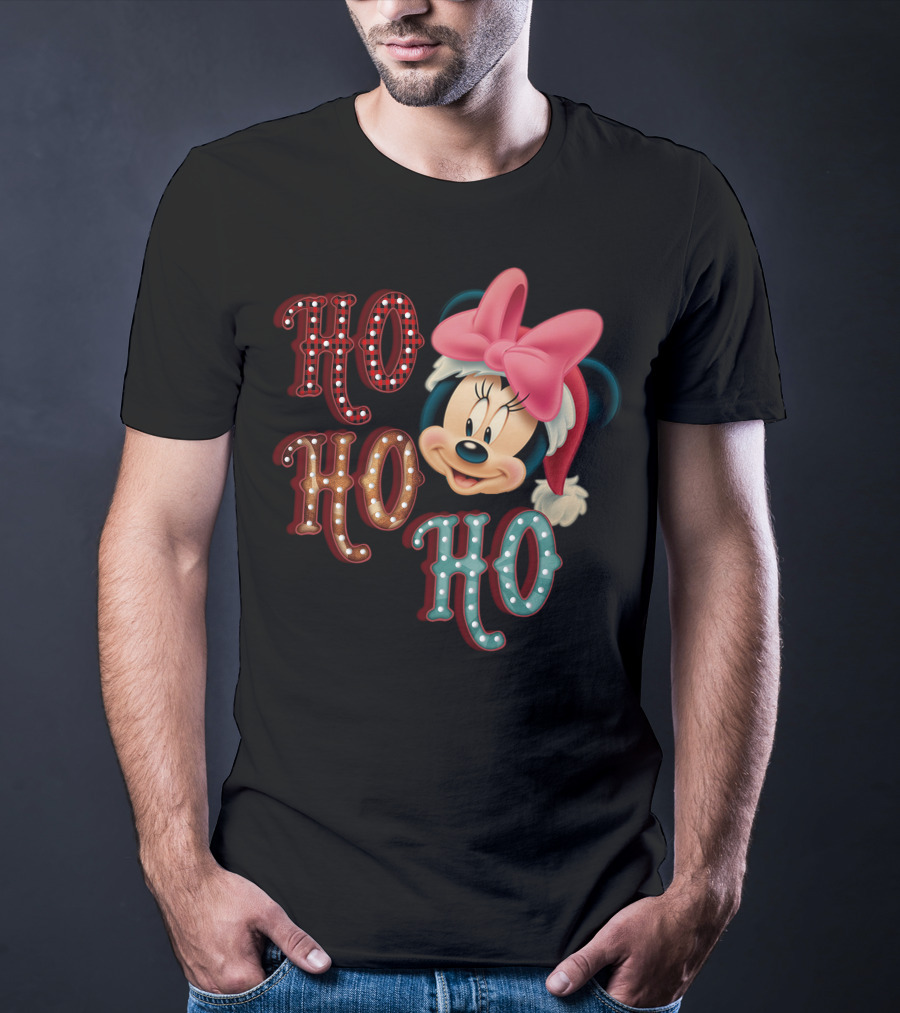 Minnie Mouse Christmas Ho Ho Ho T-Shirt