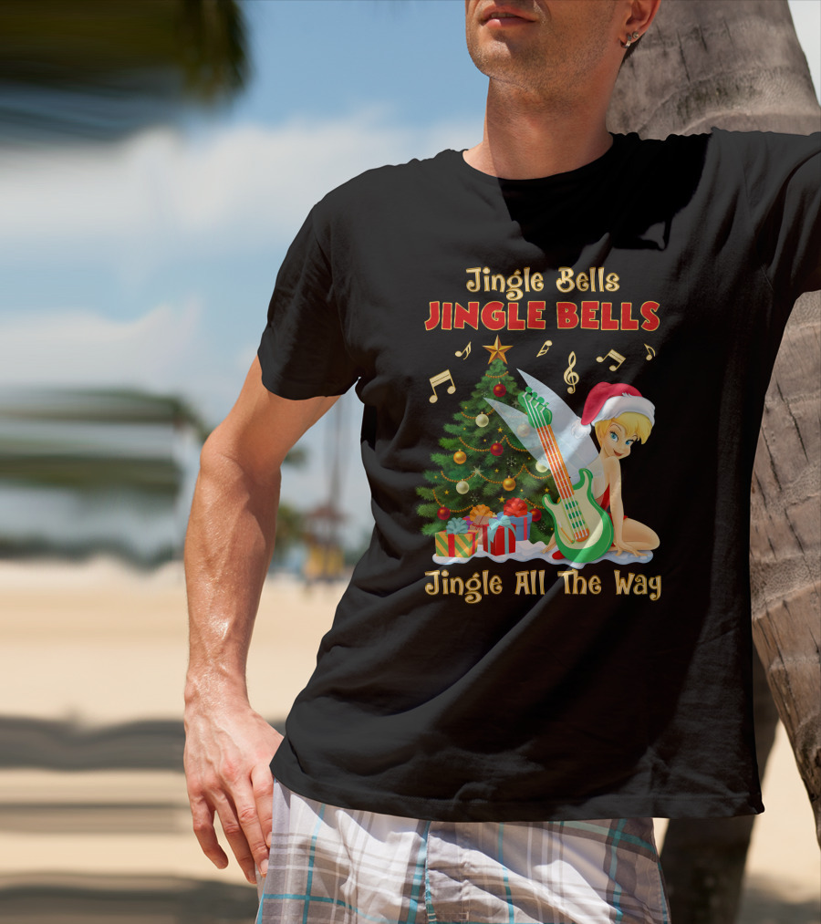 Jingle Bells Tinkerbell Christmas Magic Jingle All The Way T-Shirt