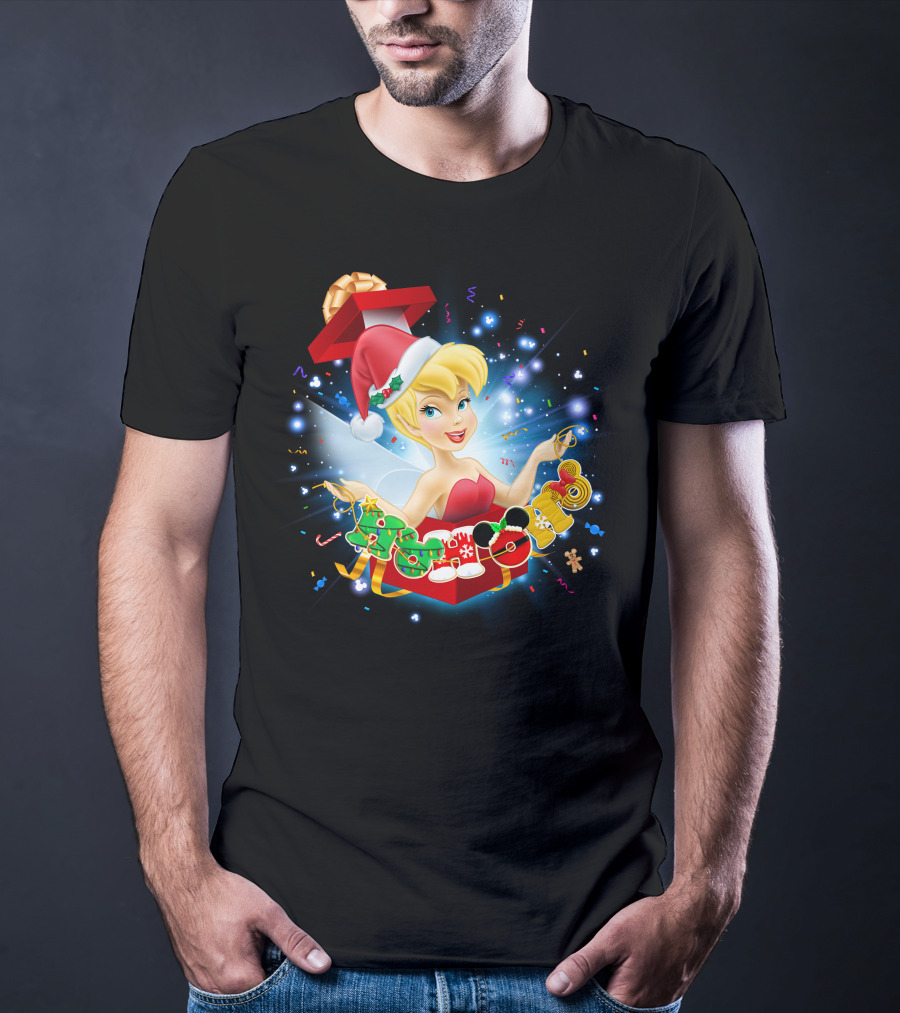 Tinkerbell Christmas Lights Magic T-Shirt