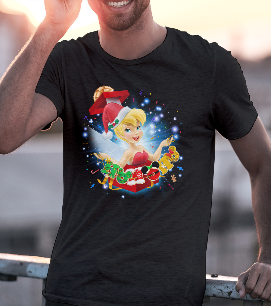 Tinkerbell Christmas Lights Magic T-Shirt