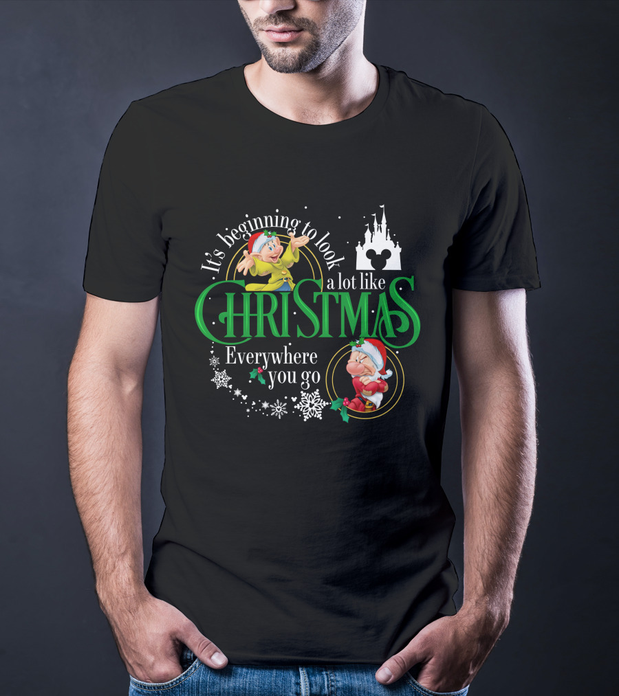 It's Beginning To Look A Lot Like Christmas Everywhere You Go T-Shirt