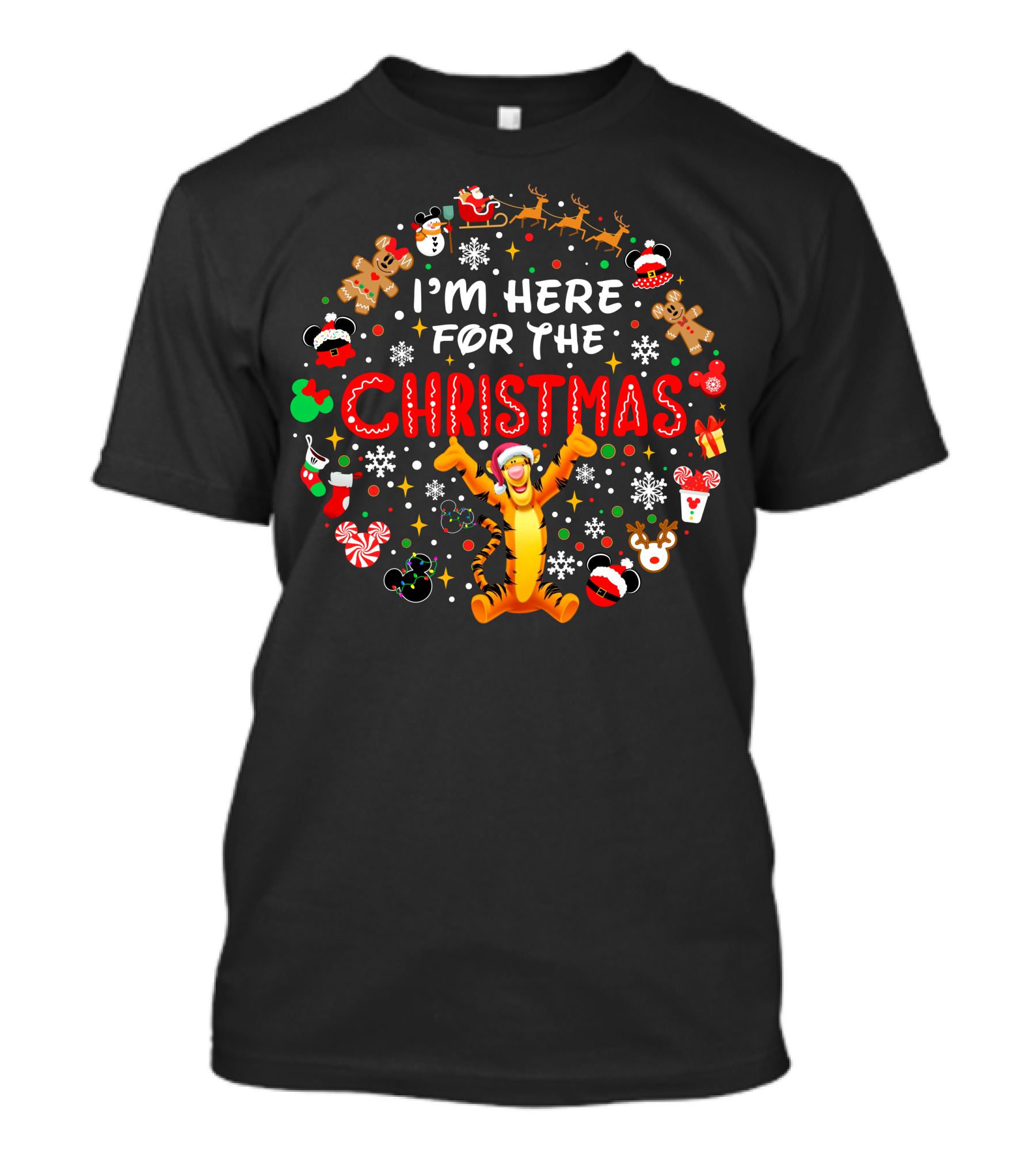 I'm Here For The Christmas Tigger Disney Holiday Celebration T-Shirt