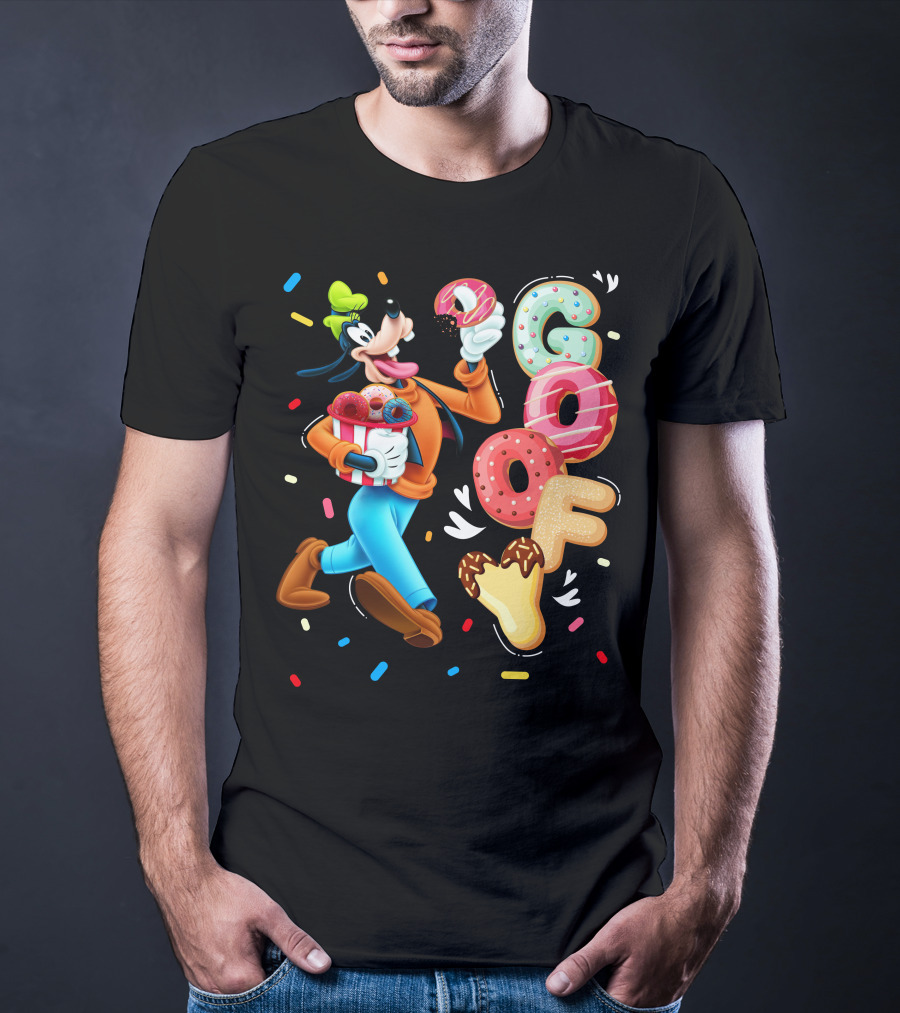 Goofy Donuts Ice Cream Sprinkles Celebration T-Shirt
