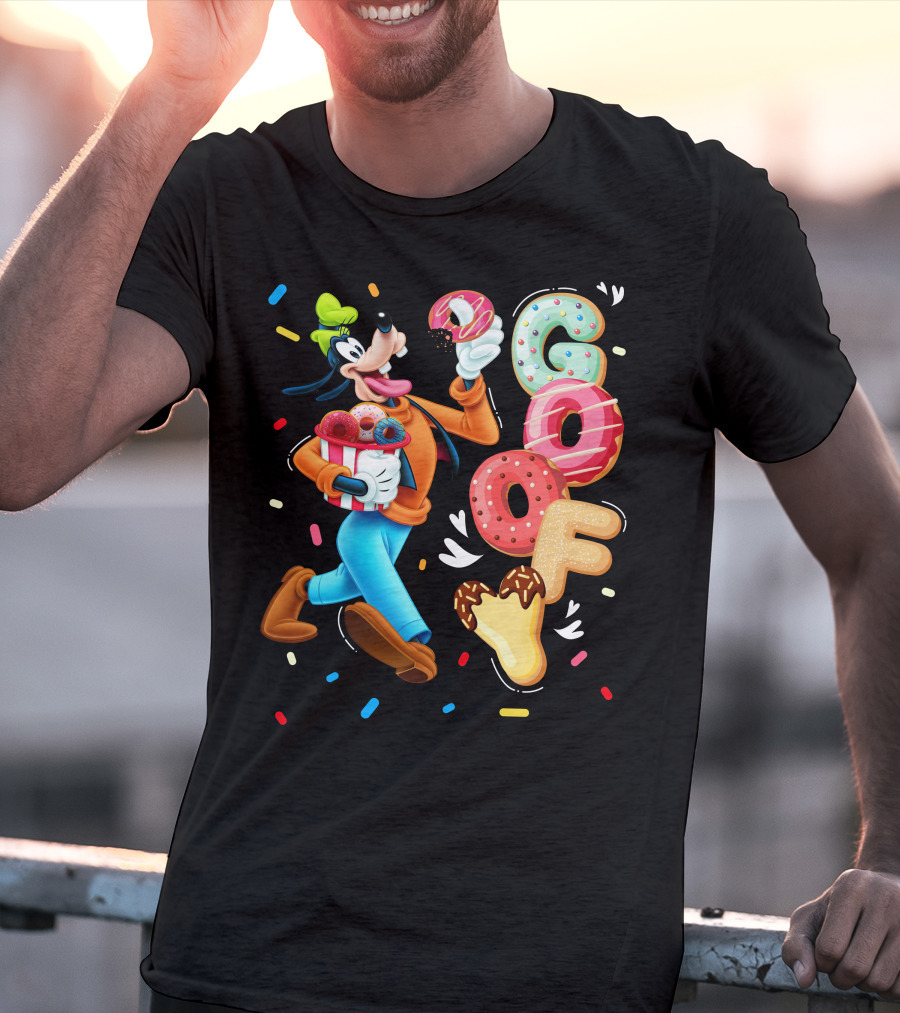 Goofy Donuts Ice Cream Sprinkles Celebration T-Shirt