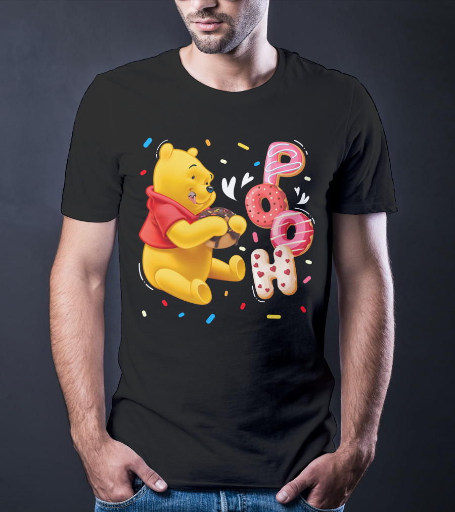 Pooh Donut Delight With Sprinkles T-Shirt