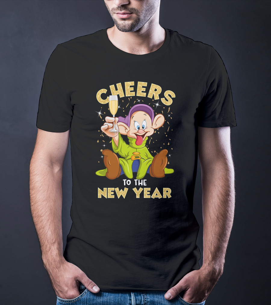 Cheers To The New Year Dp Champagne T-Shirt