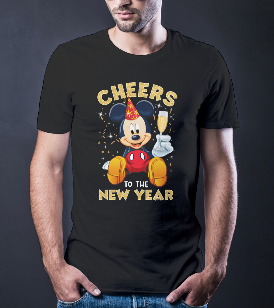 Cheers To The New Year Mk Champagne T-Shirt