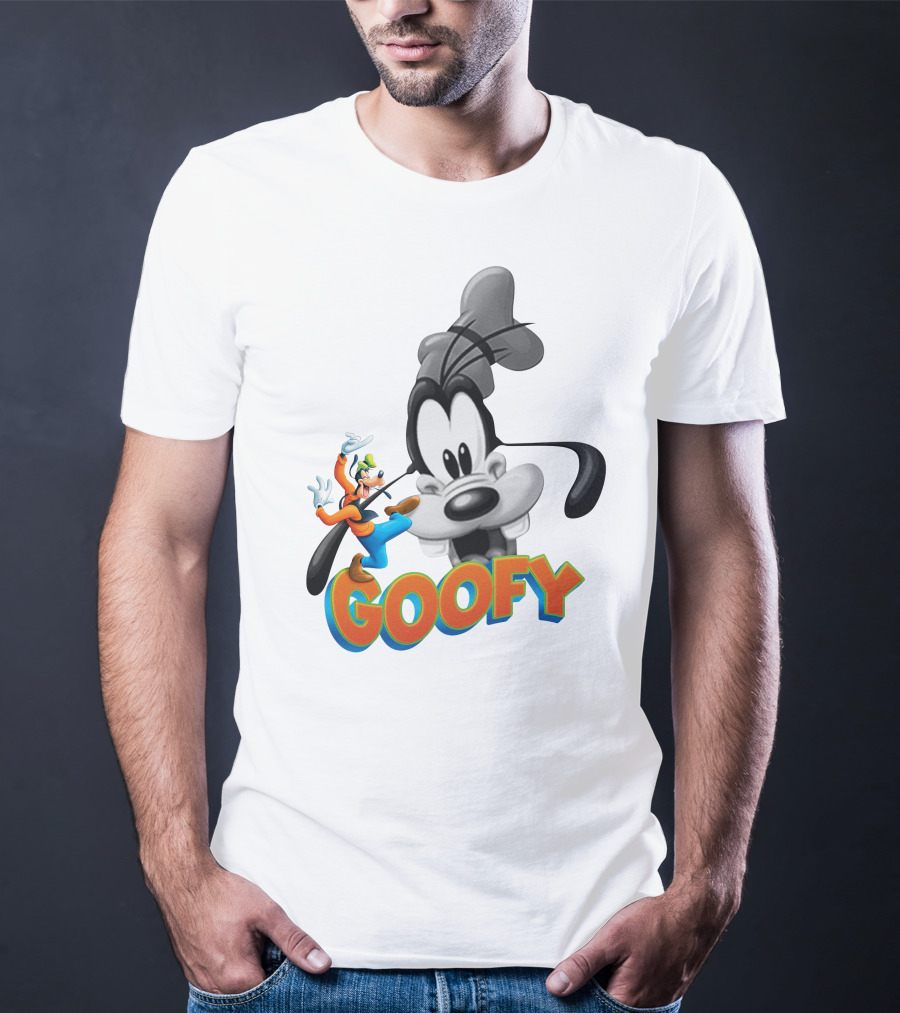 Goofy Disney Character With Classic Animation Style T-Shirt