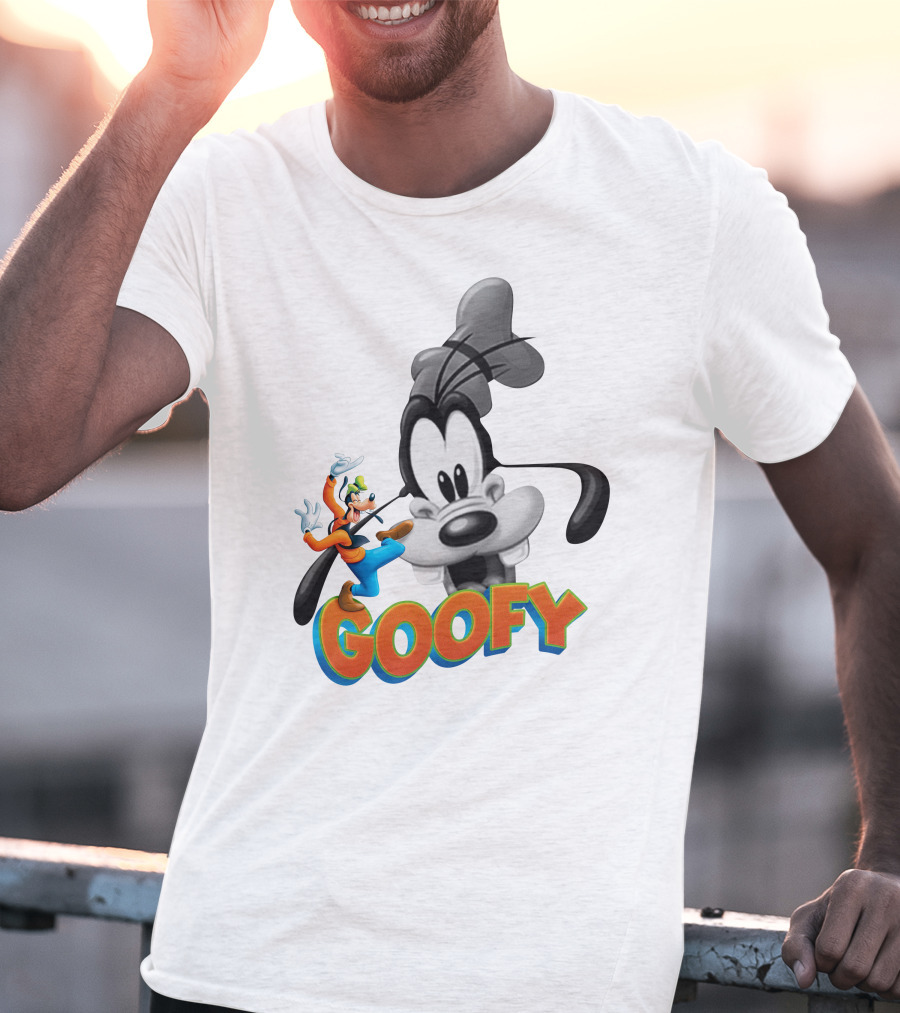 Goofy Disney Character With Classic Animation Style T-Shirt