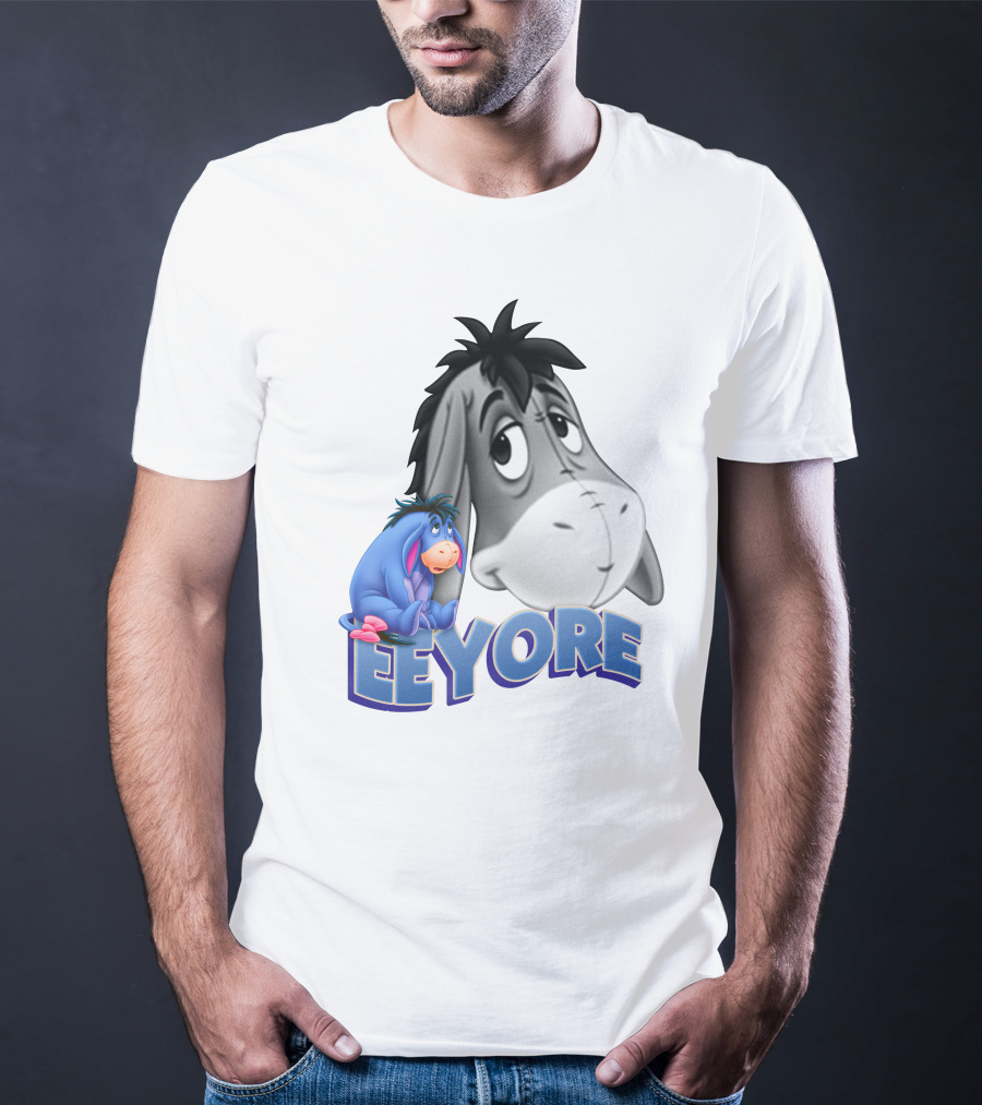 Eeyore Blue And Gray Character Disney T-Shirt