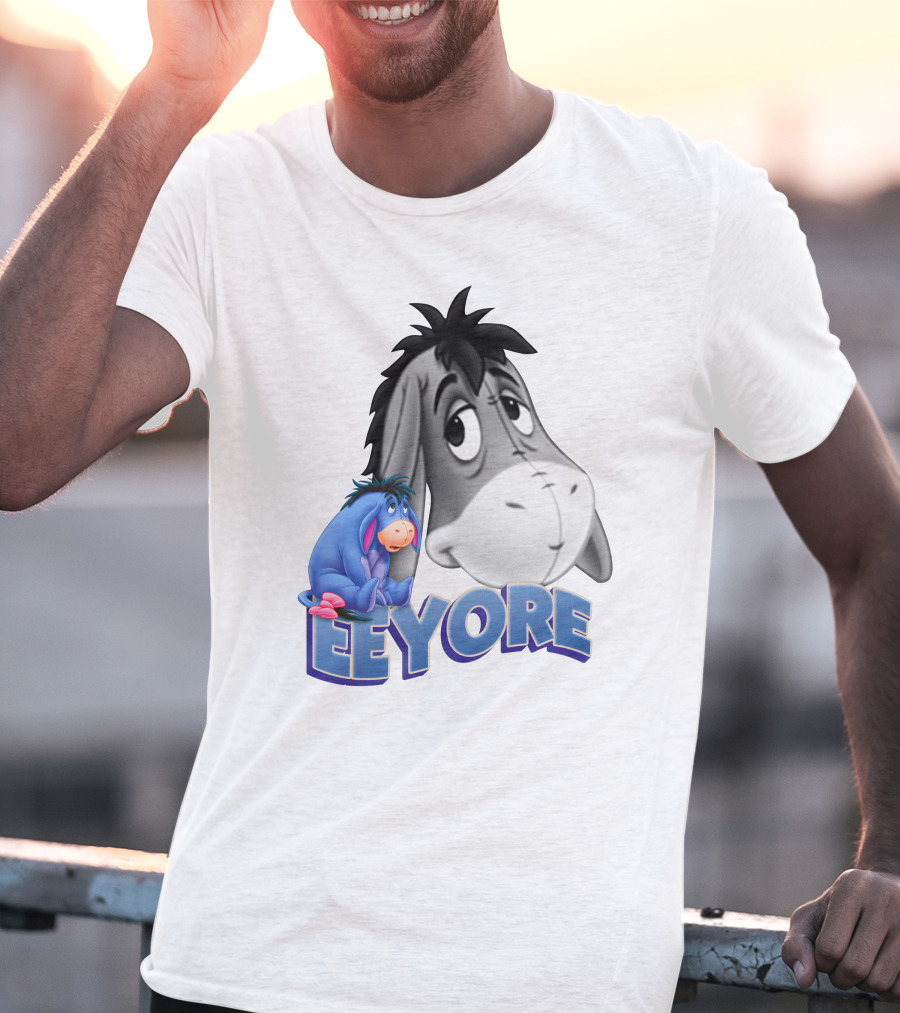 Eeyore Blue And Gray Character Disney T-Shirt