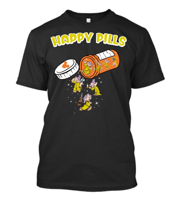 HAPPY PILLS Dopey Dwarf Animation T-Shirt