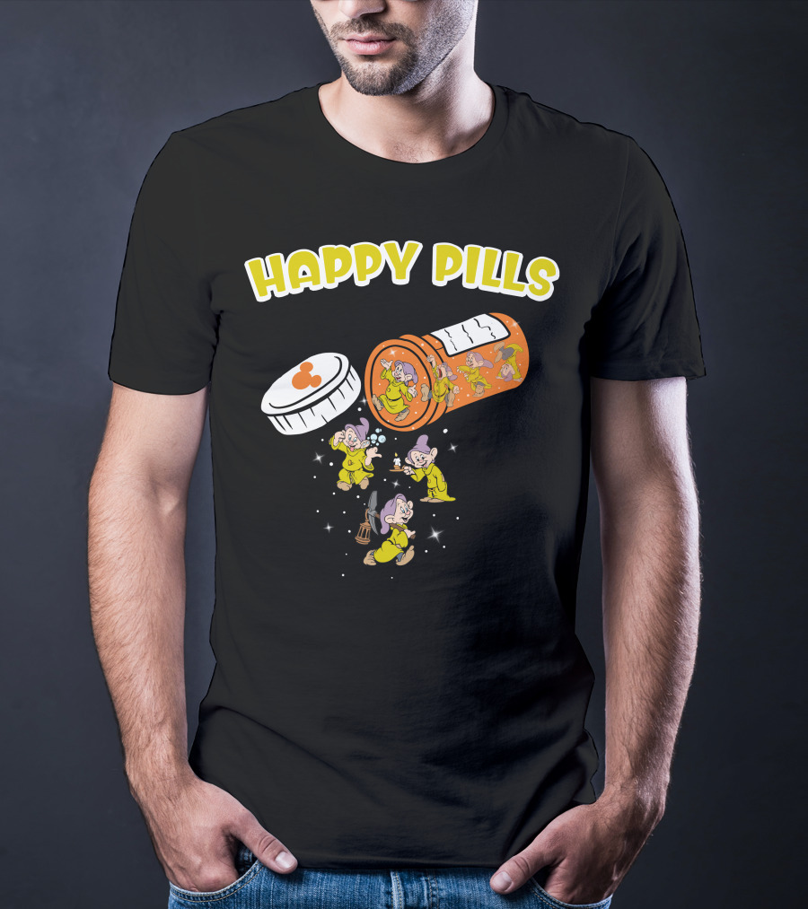 HAPPY PILLS Dopey Dwarf Animation T-Shirt