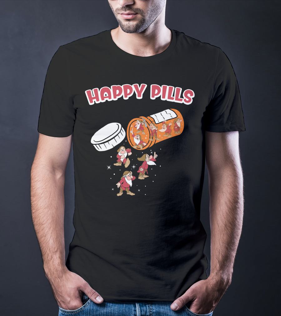 HAPPY PILLS Grumpy Seven Dwarfs T-Shirt
