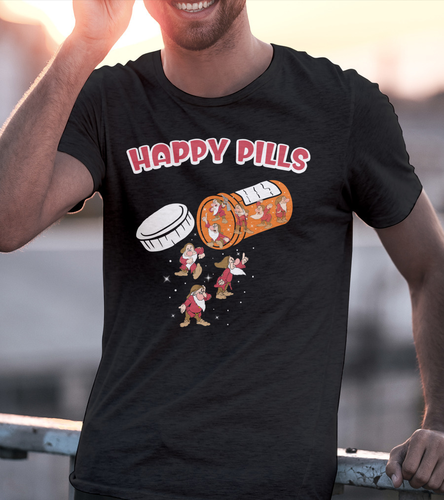 HAPPY PILLS Grumpy Seven Dwarfs T-Shirt