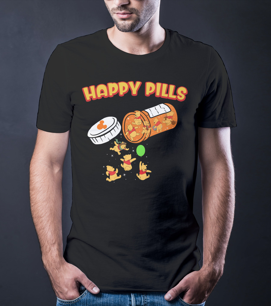 HAPPY PILLS POOH Balloon Fun T-Shirt