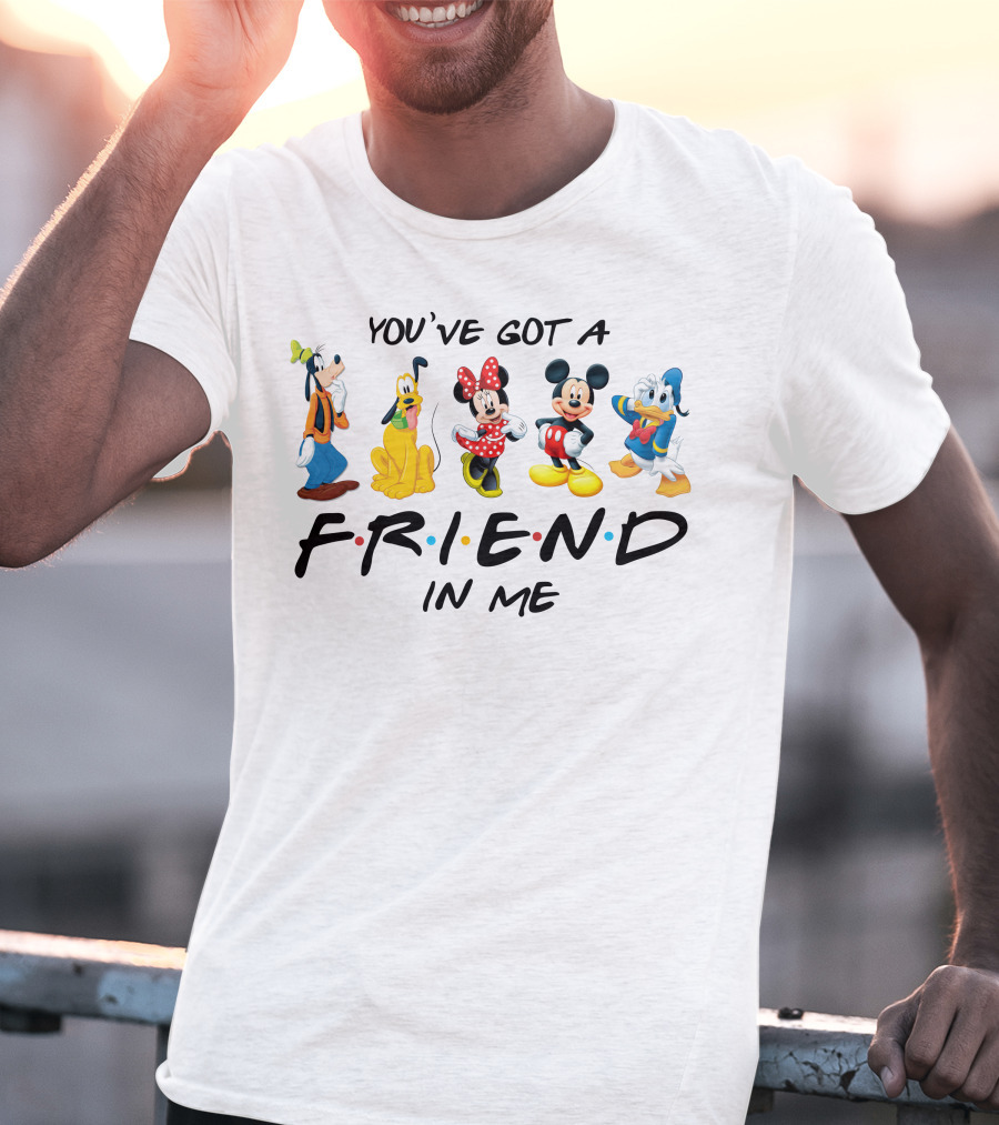 You’ve Got A Friend In Me With Mickey, Minnie, Donald, Goofy, And Pluto T-Shirt