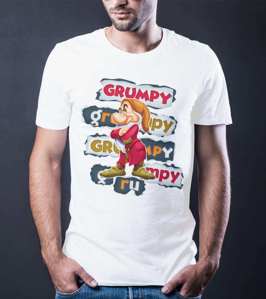 Grumpy Snow White Seven Dwarfs Character Alignment T-Shirt