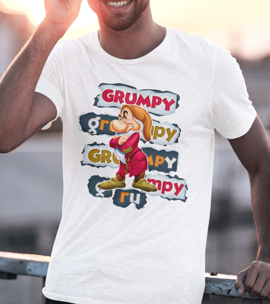 Grumpy Snow White Seven Dwarfs Character Alignment T-Shirt
