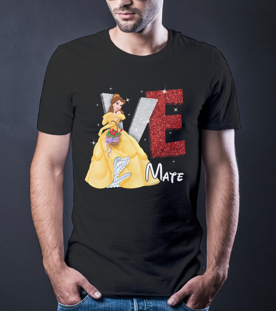 Belle Love Mate Sparkling Princess Theme T-Shirt