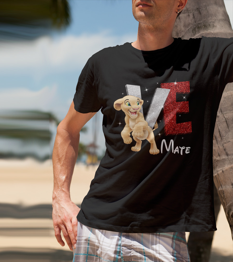 Nala Love Mate Lion Cub Sparkle T-Shirt