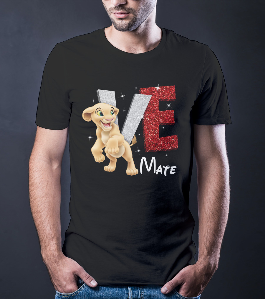 Nala Love Mate Lion Cub Sparkle T-Shirt