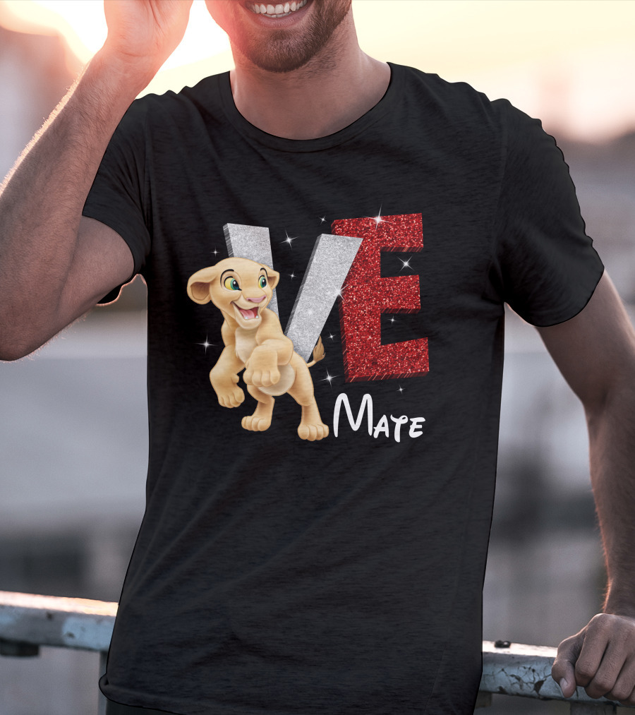 Nala Love Mate Lion Cub Sparkle T-Shirt
