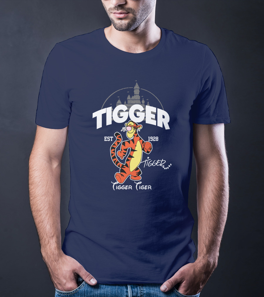 Tigger Tiger Castle Est 1928 T-Shirt