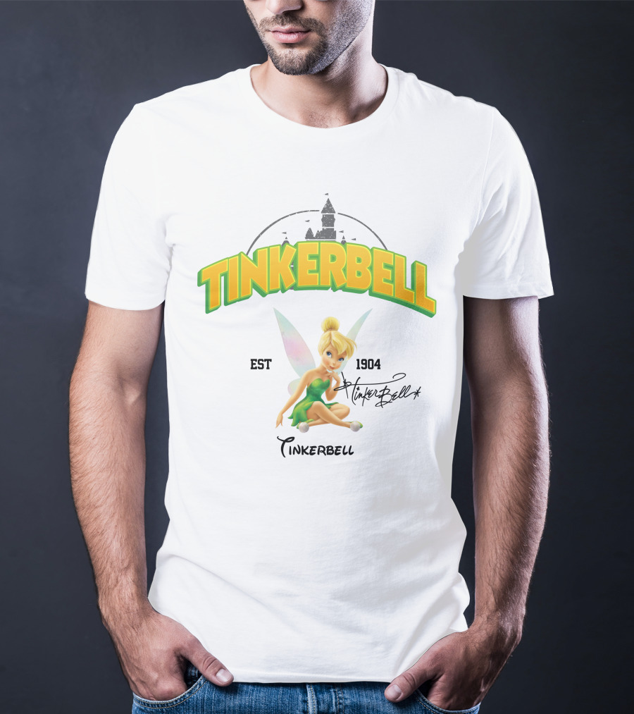 Tinkerbell Est 1904 Castle Wings T-Shirt
