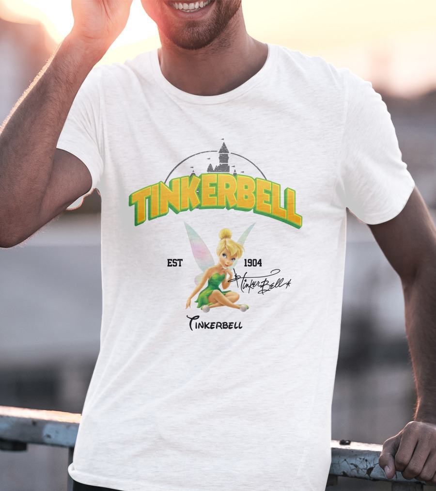 Tinkerbell Est 1904 Castle Wings T-Shirt