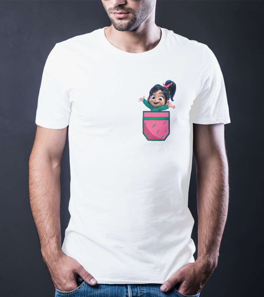 Vanellope Von Schweetz Pocket Character T-Shirt