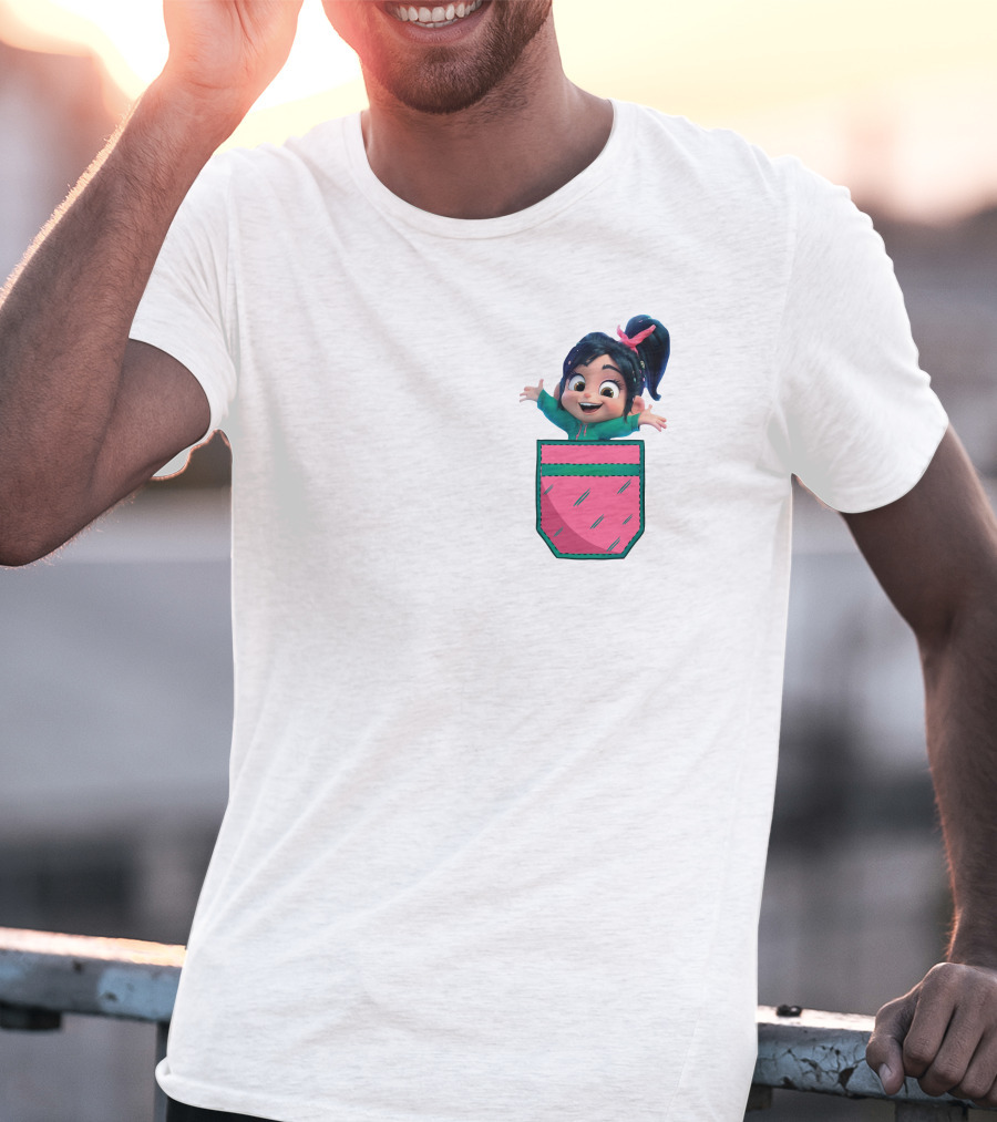 Vanellope Von Schweetz Pocket Character T-Shirt