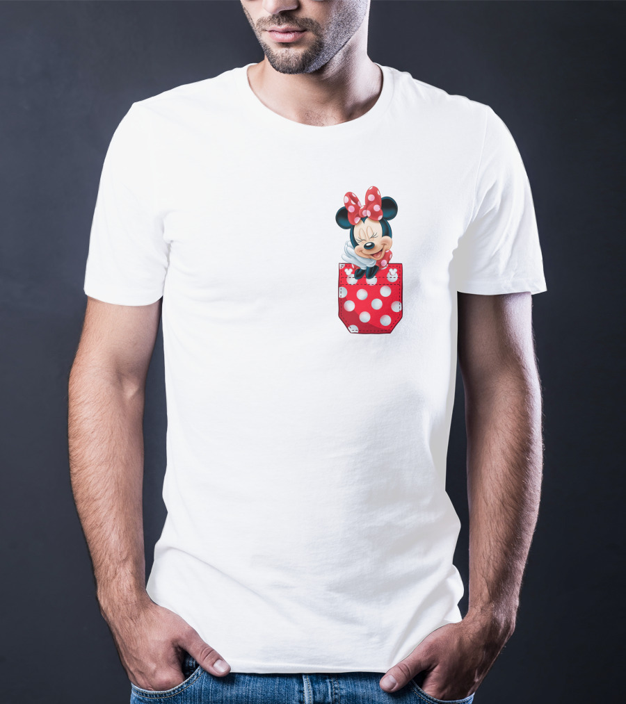 Minnie Mouse Polka Dot Pocket Fun T-Shirt