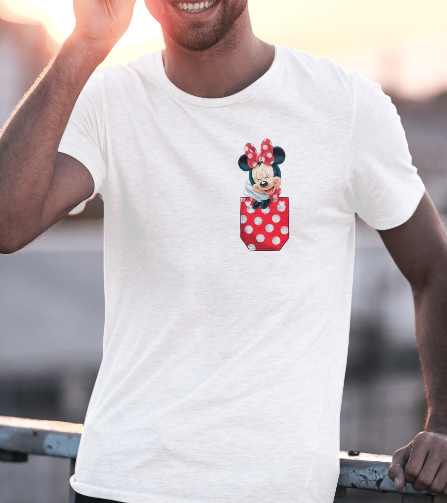 Minnie Mouse Polka Dot Pocket Fun T-Shirt