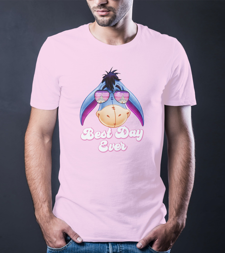 Best Day Ever Eeyore With Castle Sunglasses T-Shirt