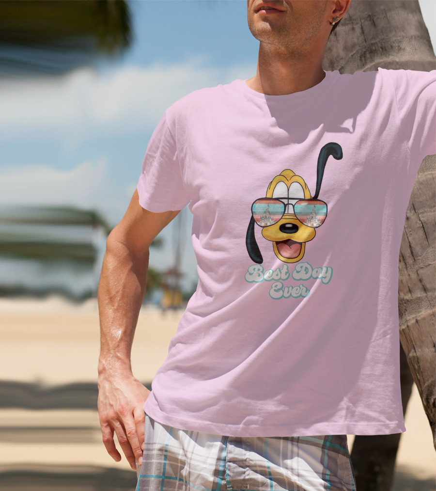 Pluto Sunglasses Best Day Ever T-Shirt