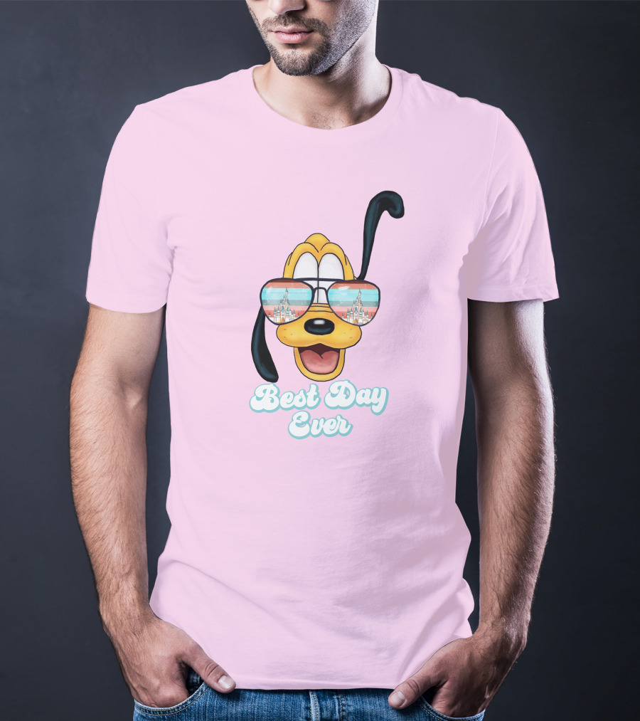 Pluto Sunglasses Best Day Ever T-Shirt