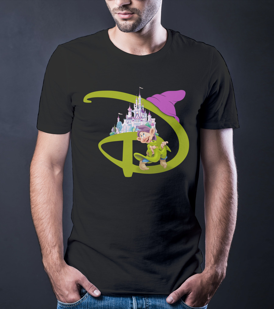 Dopey With Disneyland Castle Disney T-Shirt