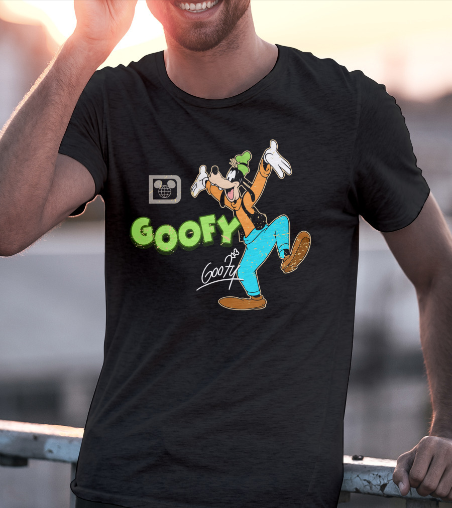 Goofy Disney Character Signature Pose T-Shirt