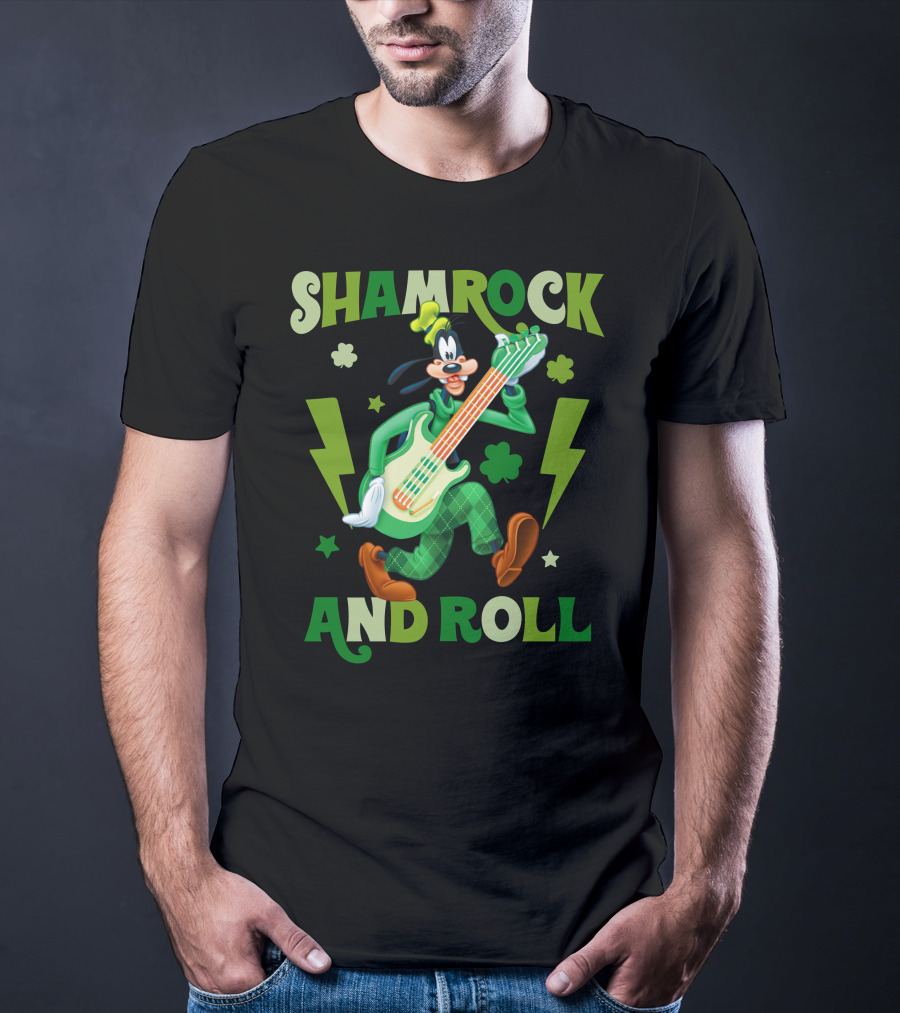 Shamrock And Roll Goofy T-Shirt