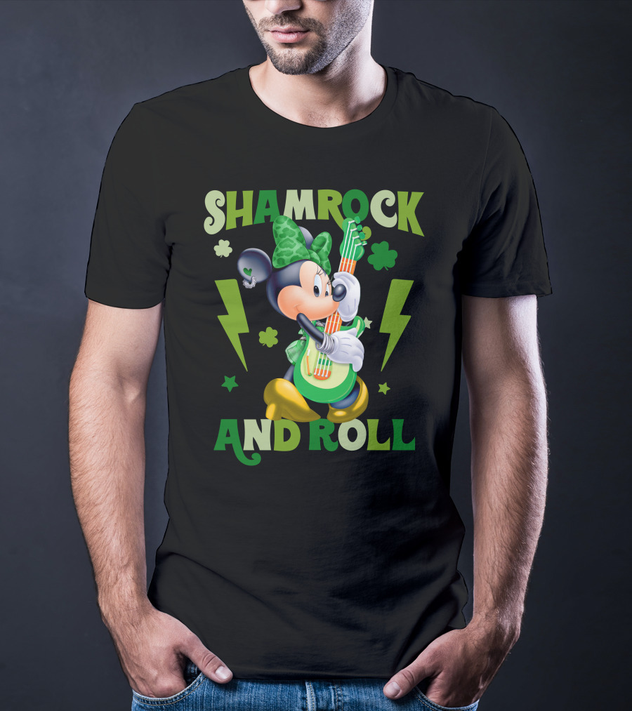 Minnie Shamrock And Roll T-Shirt