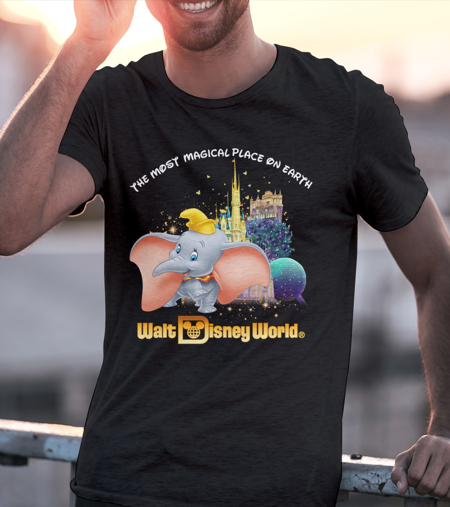 Walt Disney World Dumbo The Most Magical Place On Earth T-Shirt