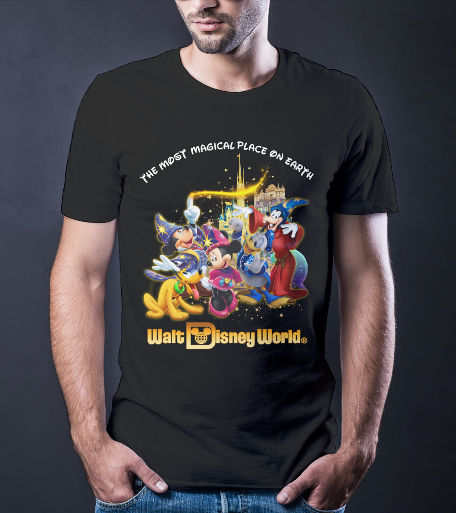 Walt Disney World The Most Magical Place On Earth Mickey & Friends T-Shirt