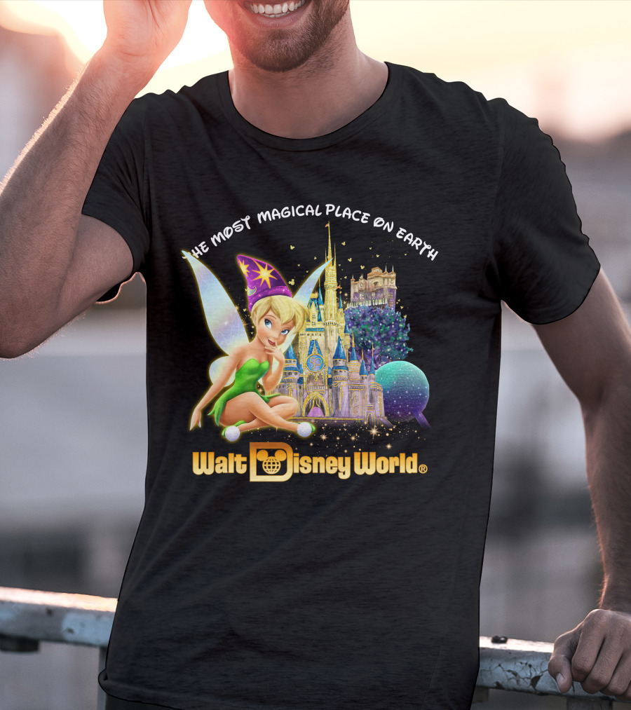 Tinkerbell Walt Disney World The Most Magical Place On Earth T-Shirt