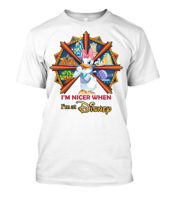 I'm Nicer When I'm At Disney Daisy Duck T-Shirt