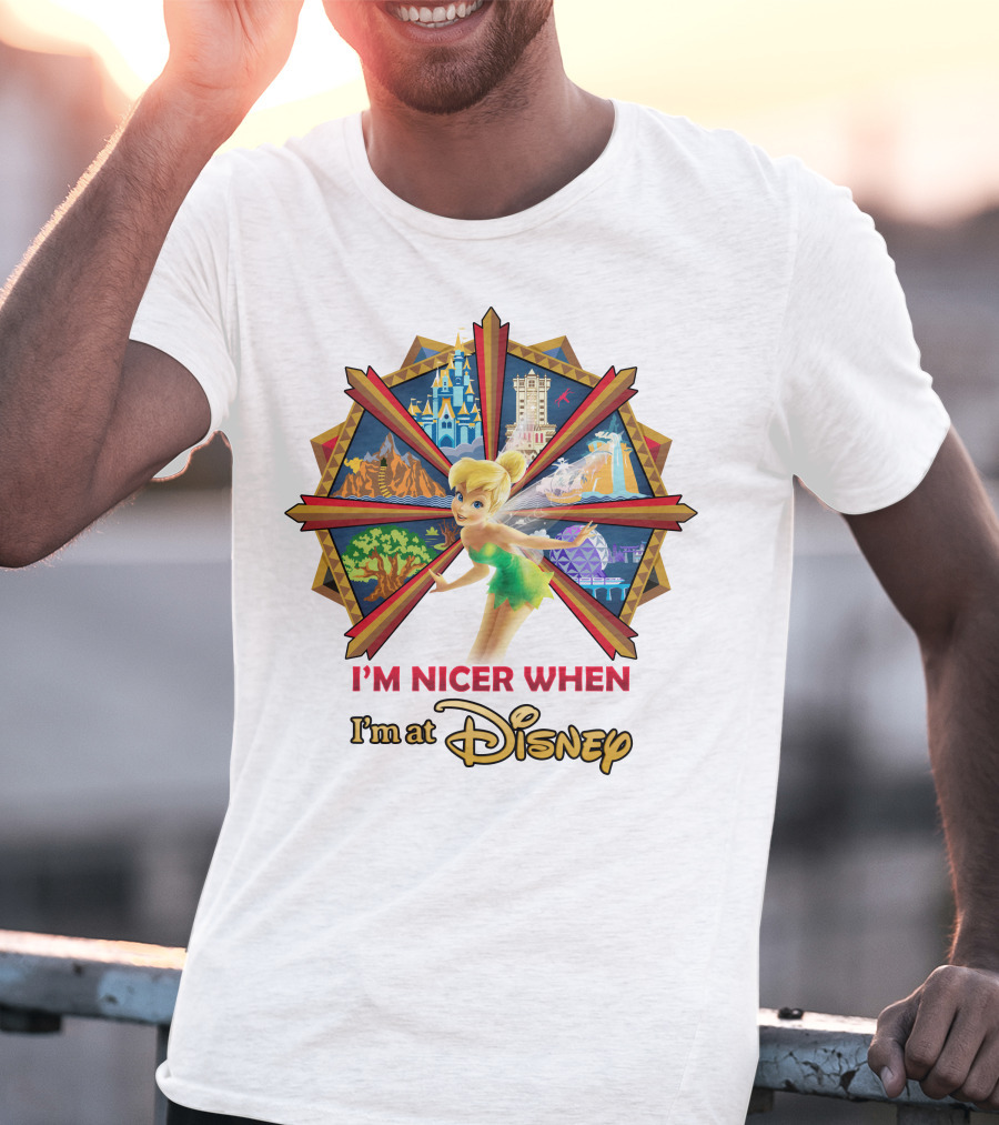 I'm Nicer When I'm At Disney Tinkerbell T-Shirt