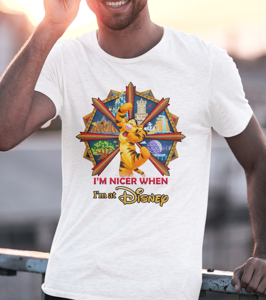 Tigger I'm Nicer When I'm At Disney T-Shirt